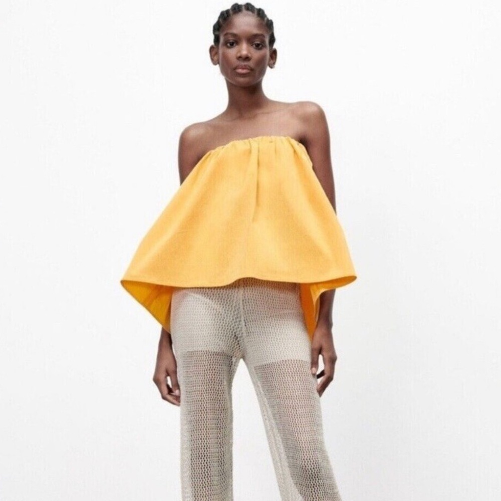 Zara A-Line Skirt in Sunny Yellow